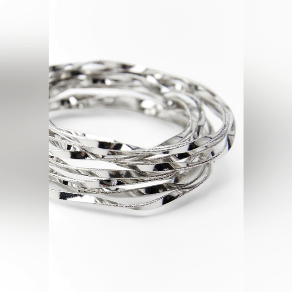 🥀 Zara metal bangles - Picture 2 of 5